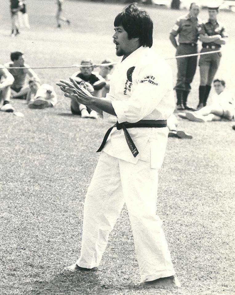 Tino Ceberano teaches self defence and Goju karate in Australia