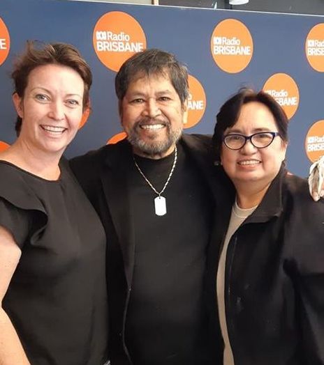 Tino Ceberano Hanshi at ABC Radio Brisbane studios