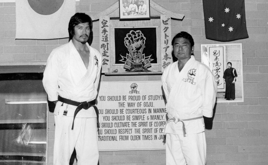 Tino Ceberano Shihan & Masaichi Oshiro Sensei of Honolulu