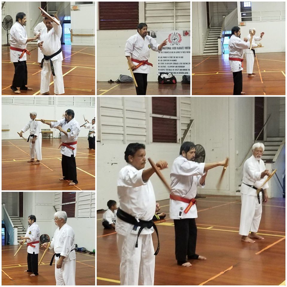 Tino Ceberano Hanshi visited Kauai in Aug 2019 to train with his instructing team at Kapaa.